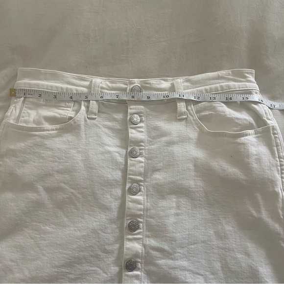 Madewell Stretch Denim Mini Skirt- Size 31 - Picture 5 of 6
